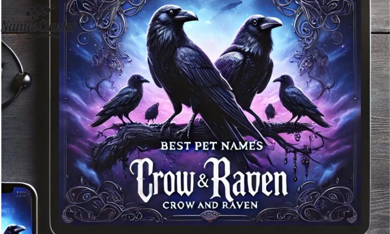 500+ Best Pet Names for Crow and Raven