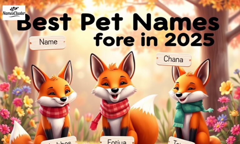 Best Pet Names for Foxes in 2025: Cute & Clever Choices