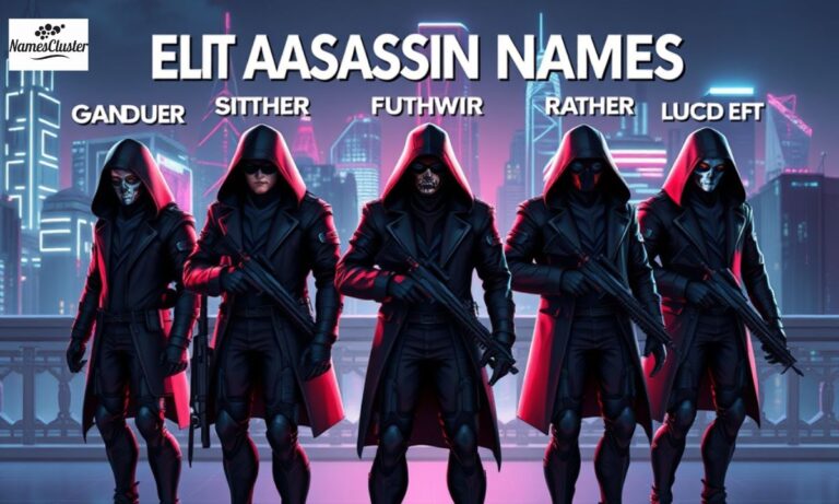 Elite Assassin Names for 2025: Code Names & Codenames