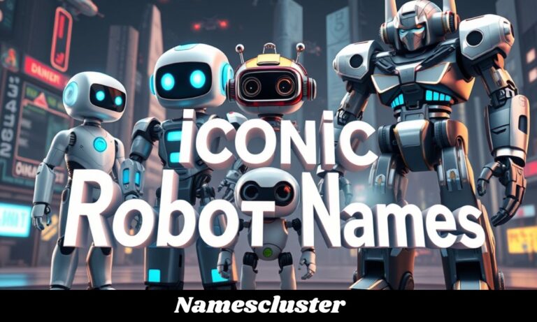 Iconic Robot Names